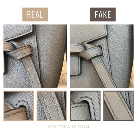 how to spot a fake celine belt bag|how to find a celine bag.